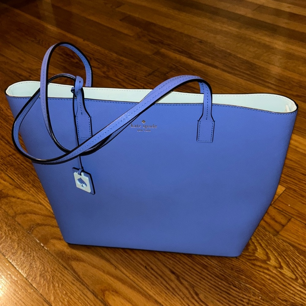 Kate spade tote periwinkle blue